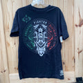 MENS AMERICAN FIGHTER BLK SHIRT L