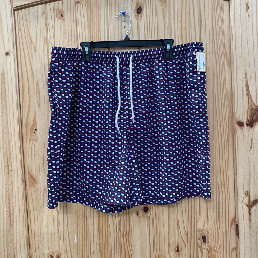 MENS RED/WHITE/BLUE SHORTS XXL