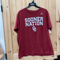 NIKE JORDAN SOONER NATION RED/WHITE SHIRT XL