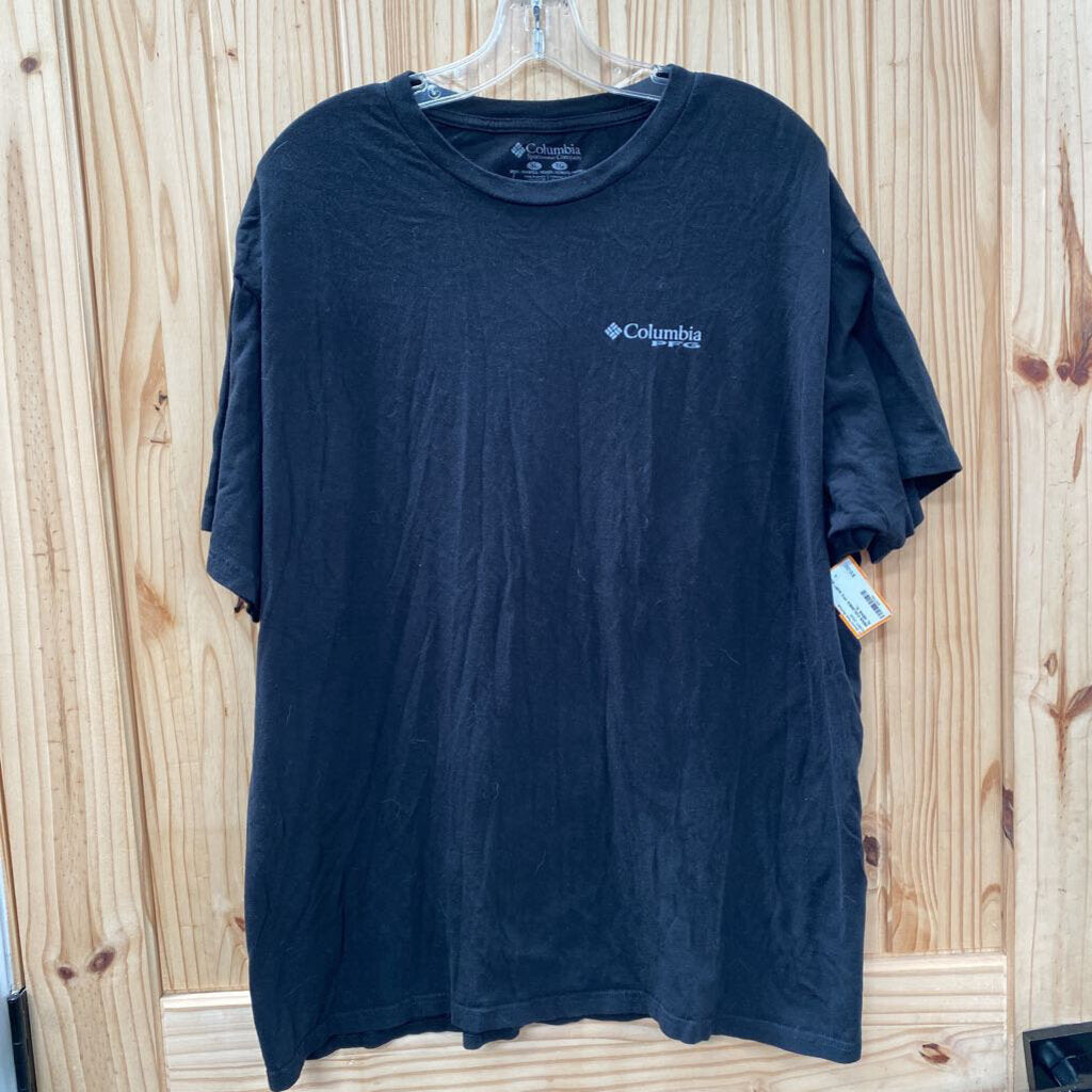MENS COLUMBIA PFG SHIRT BLK XL