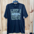 MENS ADIDAS BLK/ARMY GREEN SHIRT L