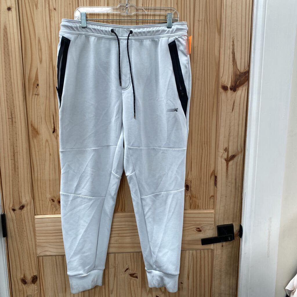 MENS AMERICAN EAGLE PANTS WHITE/BLK L