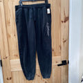 MENS HOLLISTER BLK SWEATPANTS L