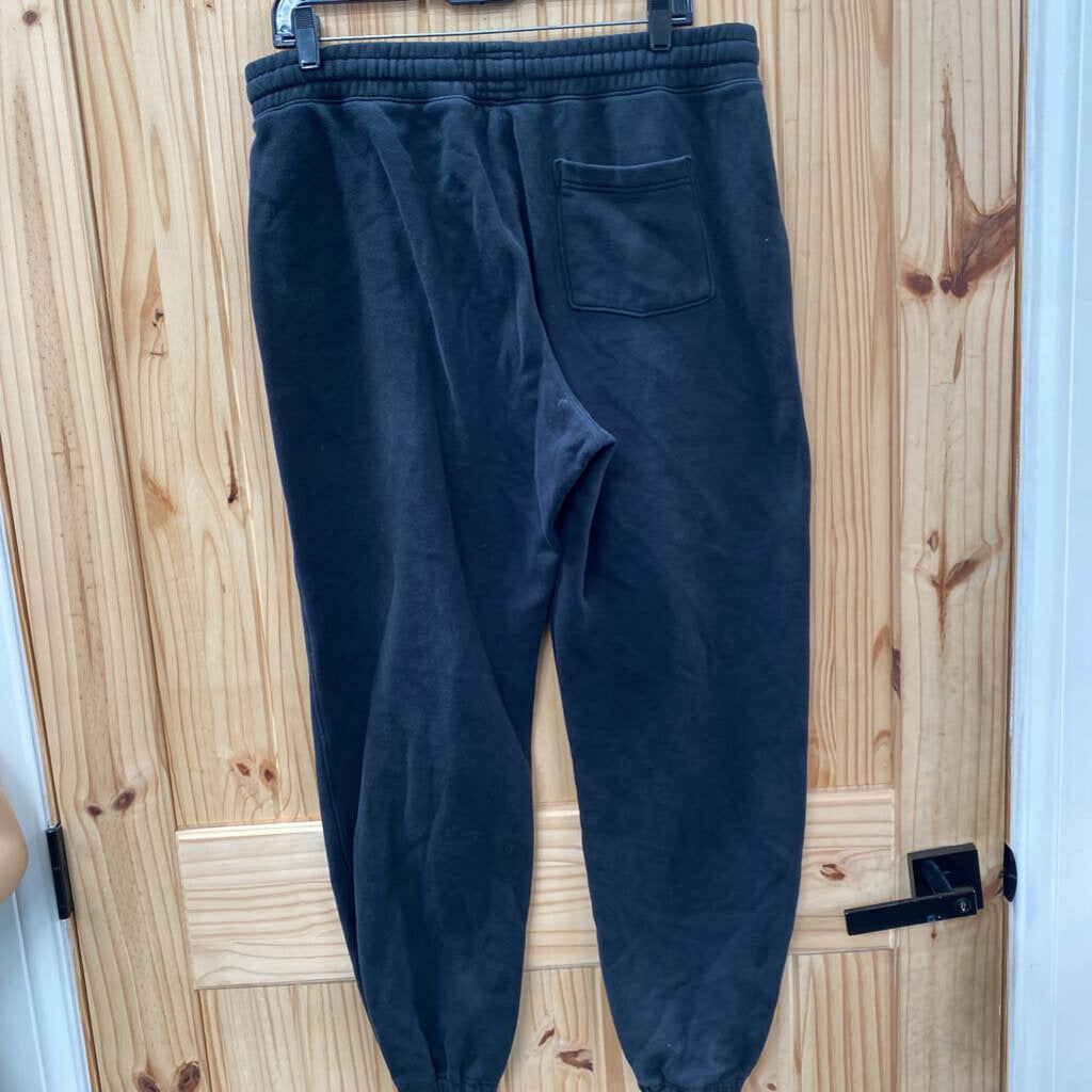 MENS HOLLISTER BLK SWEATPANTS L