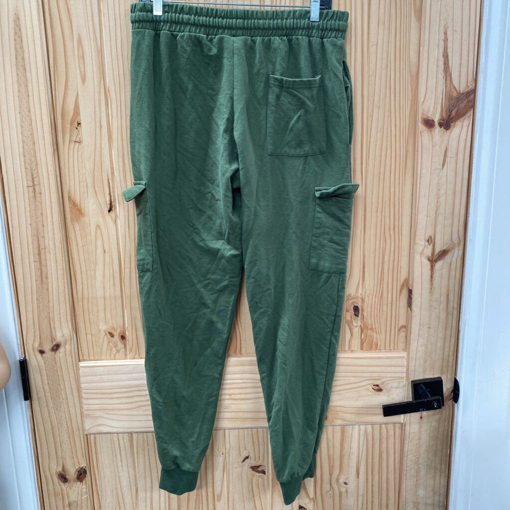 MENS AEROPOSTALE DK GREEN SLEEP PANTS L