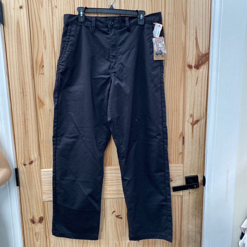 MENS VANS BLK PANTS 32X32 NWT
