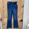 WOMENS ZARA DENIM FLARE JEANS 6