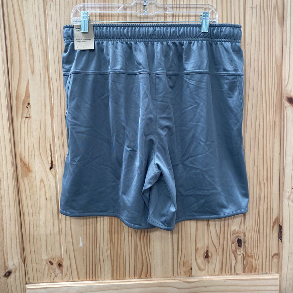 MENS NIKE SHORTS GREY/BLK L NWT