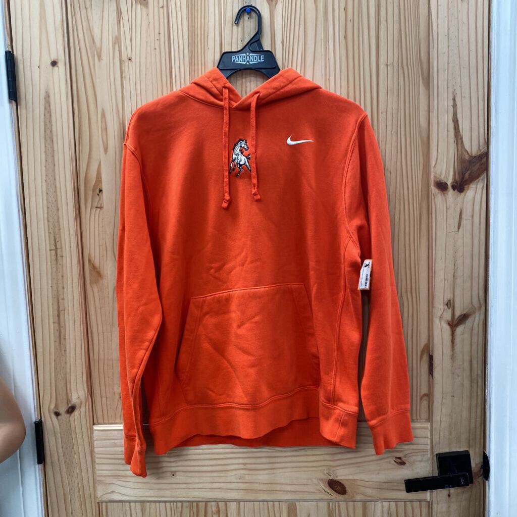 WOMENS NIKE ORANGE HOODIE L