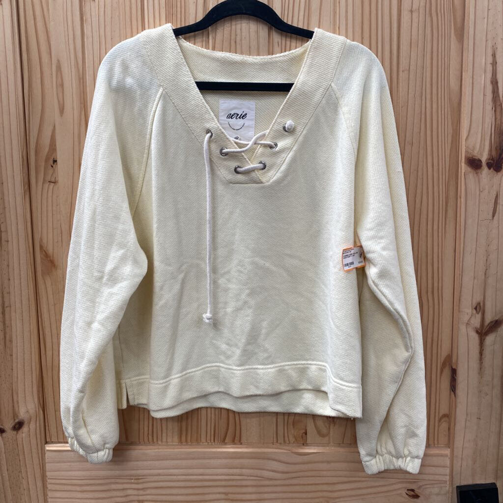 WOMENS AERIE YELLOW SWEATSHIRT S