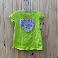 GIRLS NIKE 2PC SET LIME GREEN/PURPLE/WHITE 6