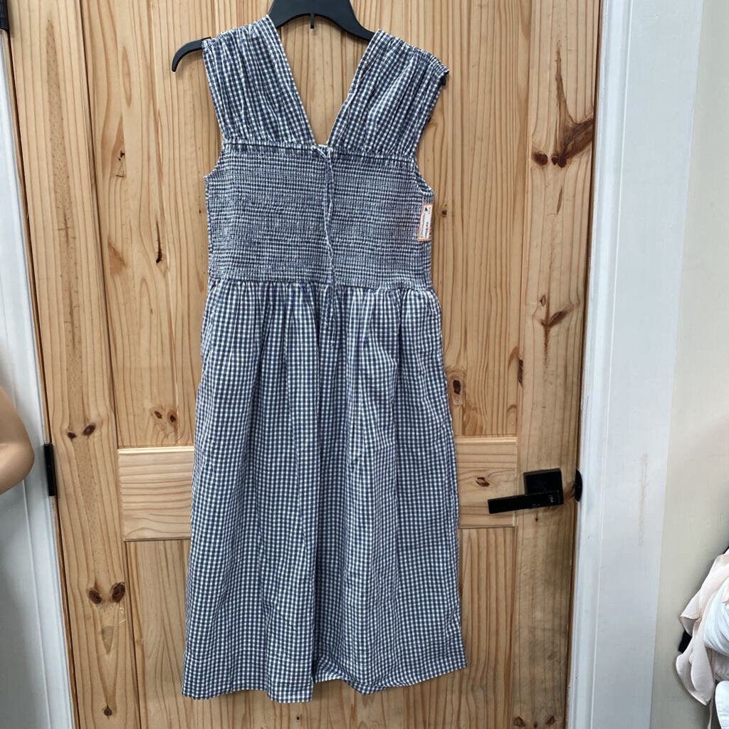 WOMENS FREE ASSEMBLY BLUE/WHITE DRESS M NWT
