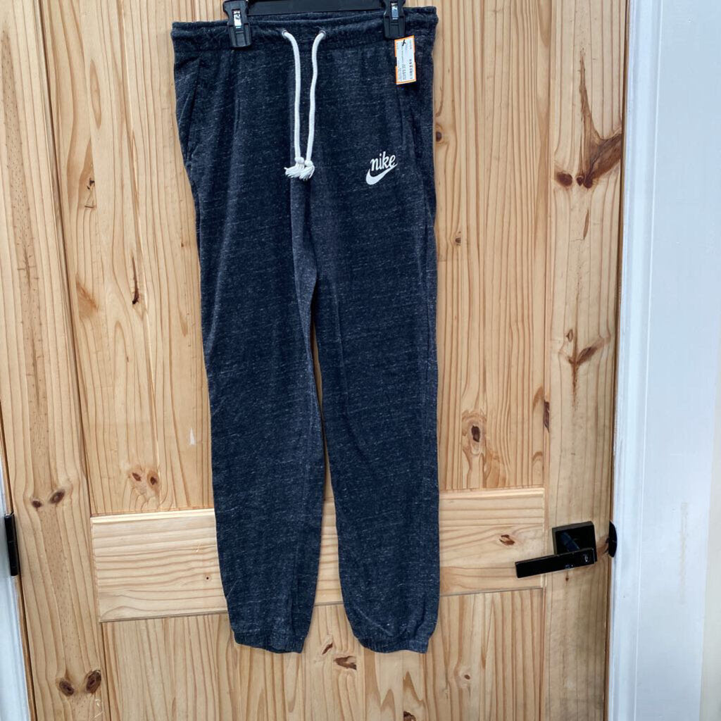 WOMENS NIKE CHARCOAL/WHITE PANTS S