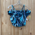 WOMENS ALL IN MOTION 2PC SWIM SET DK GREEN/BLK/PINK L NWT
