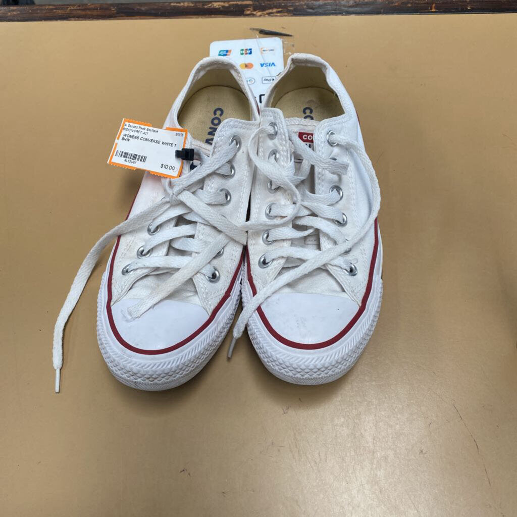WOMENS CONVERSE WHITE 7