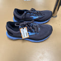 WOMENS BROOKS CHARCOAL GREY/SKY BLUE 6 1/2