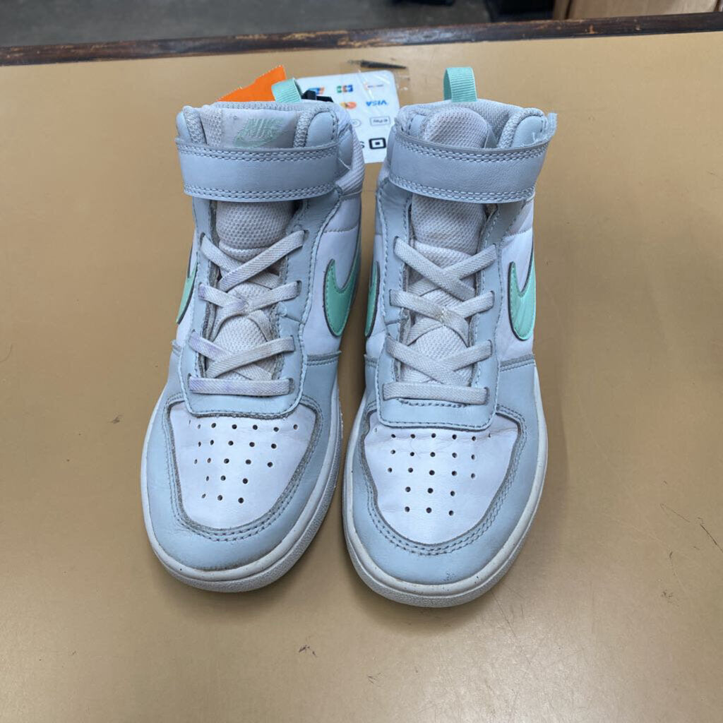 NIKE 1 YOUTH HIGH TOP WHITE/AQUA