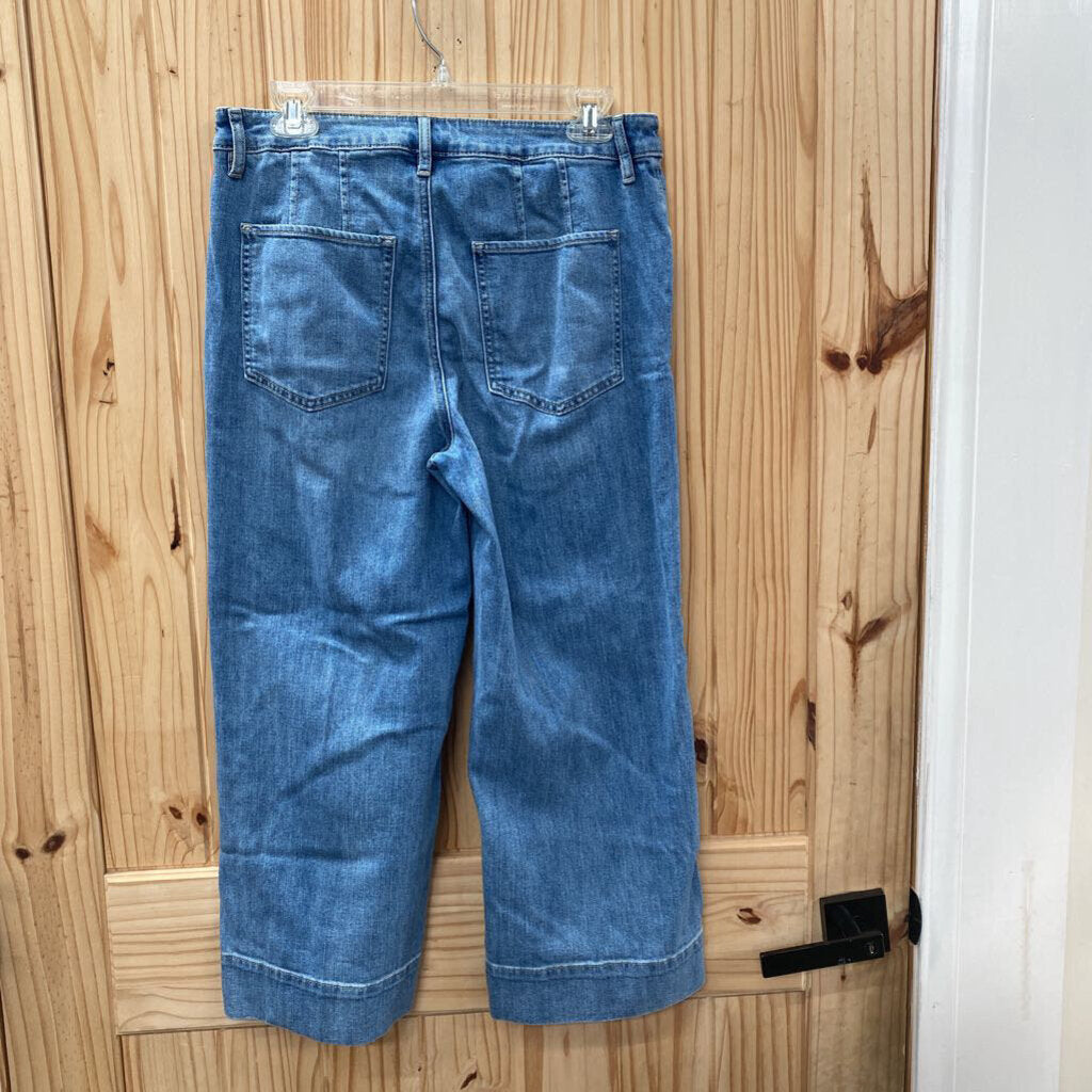 WOMENS TROUSERCROP DENIM CAPRIS 8R