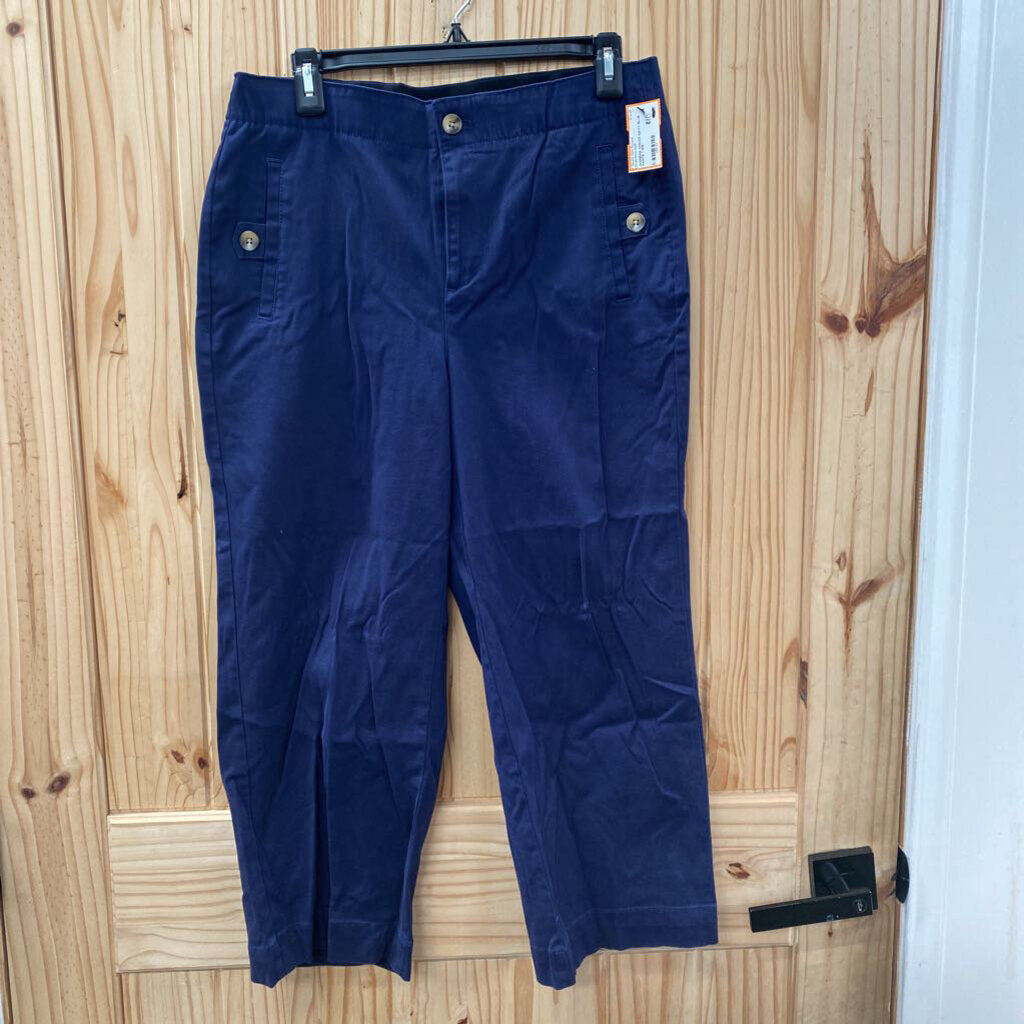WOMENS CHICOS NAVY BLUE PANTS 1