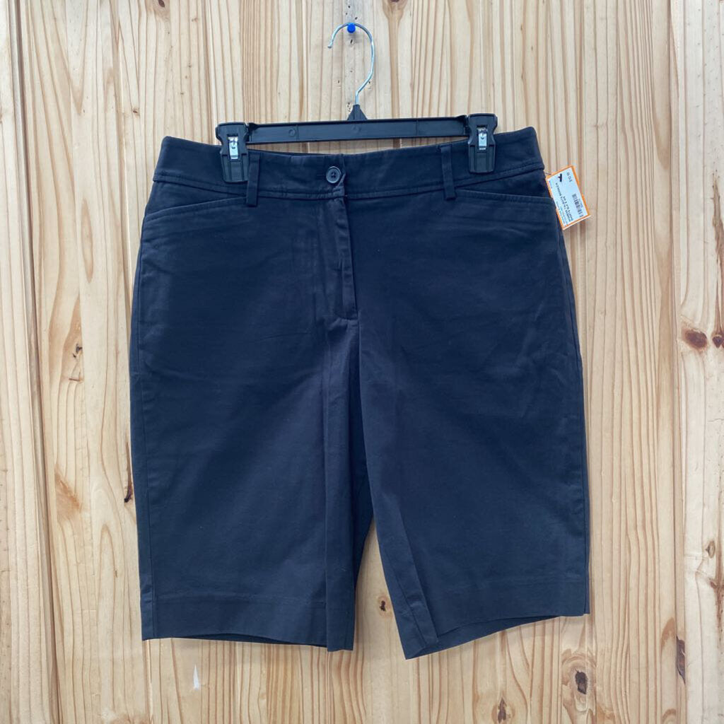 WOMENS TALBOTS BERMUDA SHORTS BLK 8