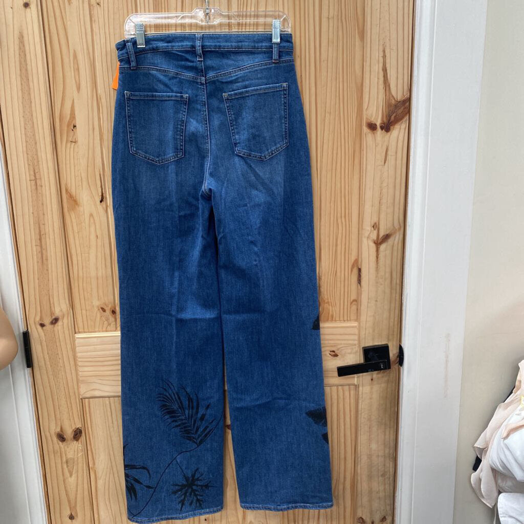 WOMENS CHICOS HIGH RISE DENIM FLARE JEANS 8 TALL