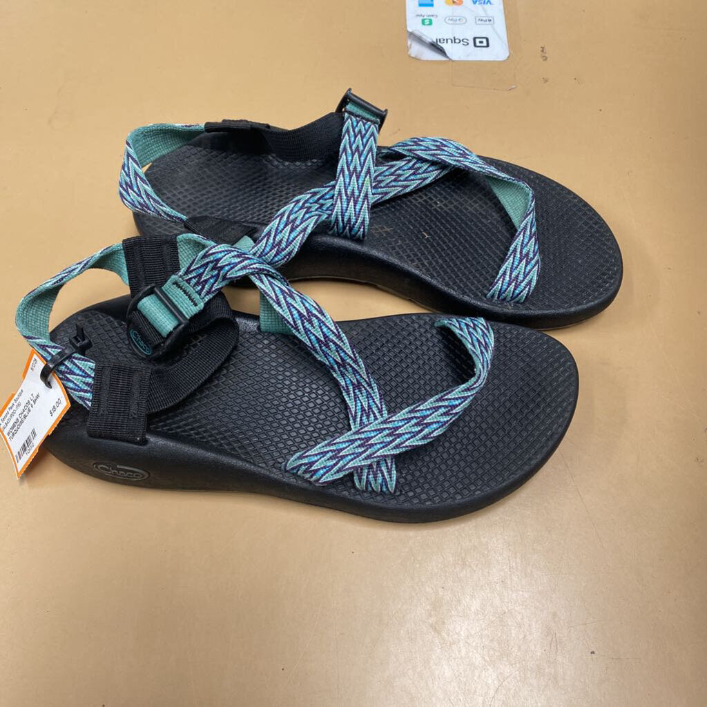 WOMENS CHACOS LT TURQUOISE/BLUE 9