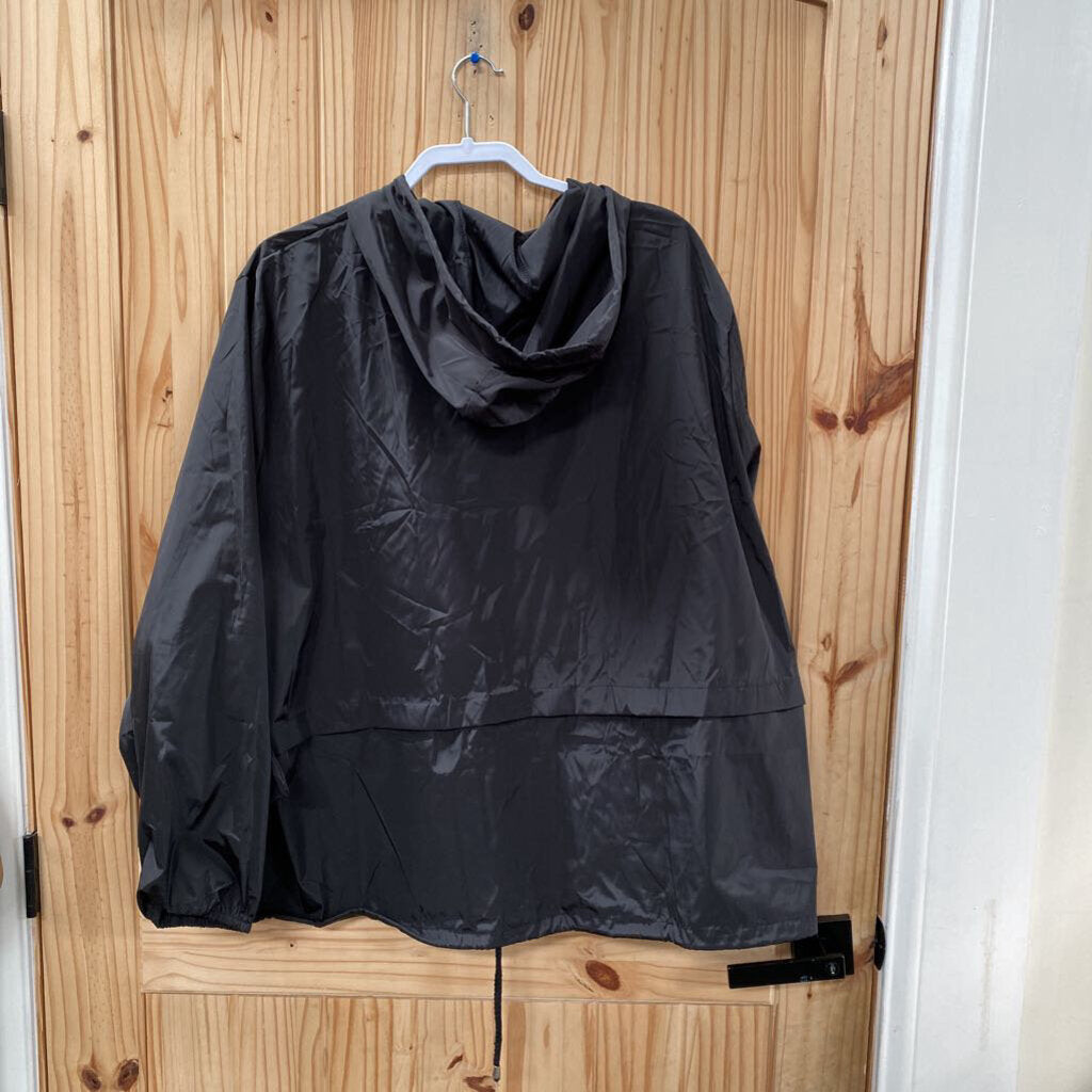 BLK WINDBREAKER WOMENS 3XL