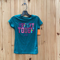 GIRLS UNDER ARMOUR PRETTY TOUGH DK TEAL/MULTI COLOR 5