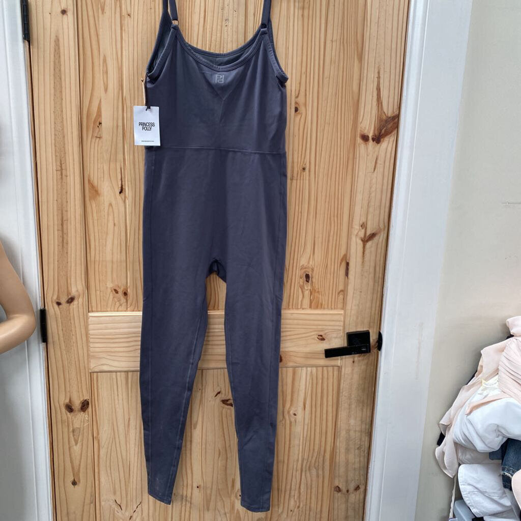 WOMENS PRINCESS POLLY DK GREY SL ROMPER 14 NWT