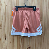 GIRLS JORDAN SHORTS PEACH/WHITE M 10/12 NWT
