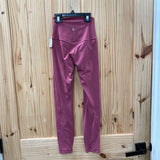 WOMENS LULULEMON DK MAUVE LEGGINGS 0