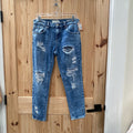 WOMENS BULLHEAD LT DENIM DIST. JEANS 27