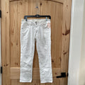 WOMENS AMERICAN EAGLE WHITE DENIM JEANS 6
