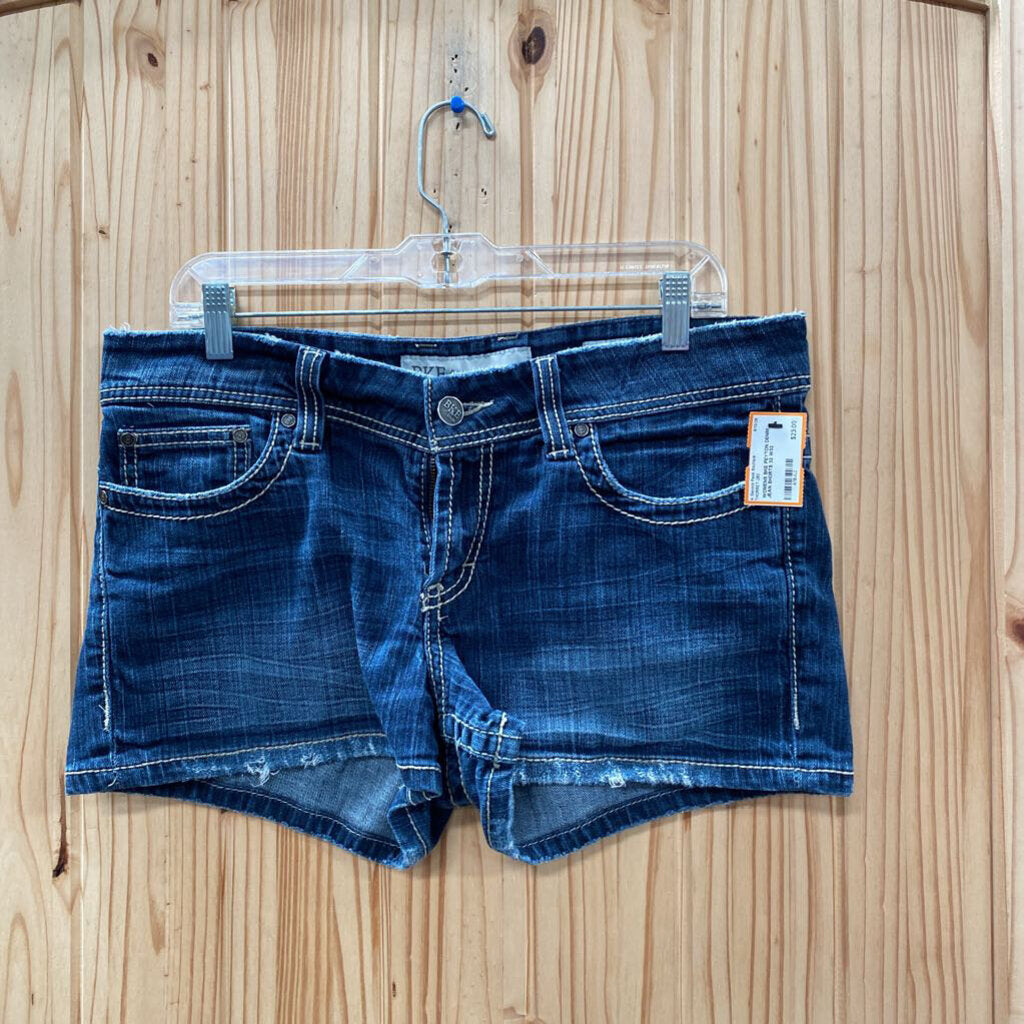 WOMENS BKE PEYTON DENIM JEAN SHORTS 32