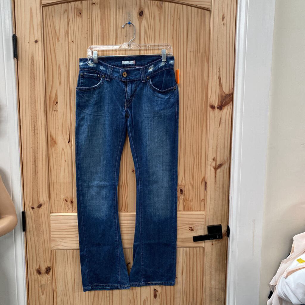 WOMENS LEVIS DK DENIM JEANS 7