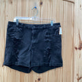 WOMENS RUE+ BLK DENIM DIST. JEANS 16