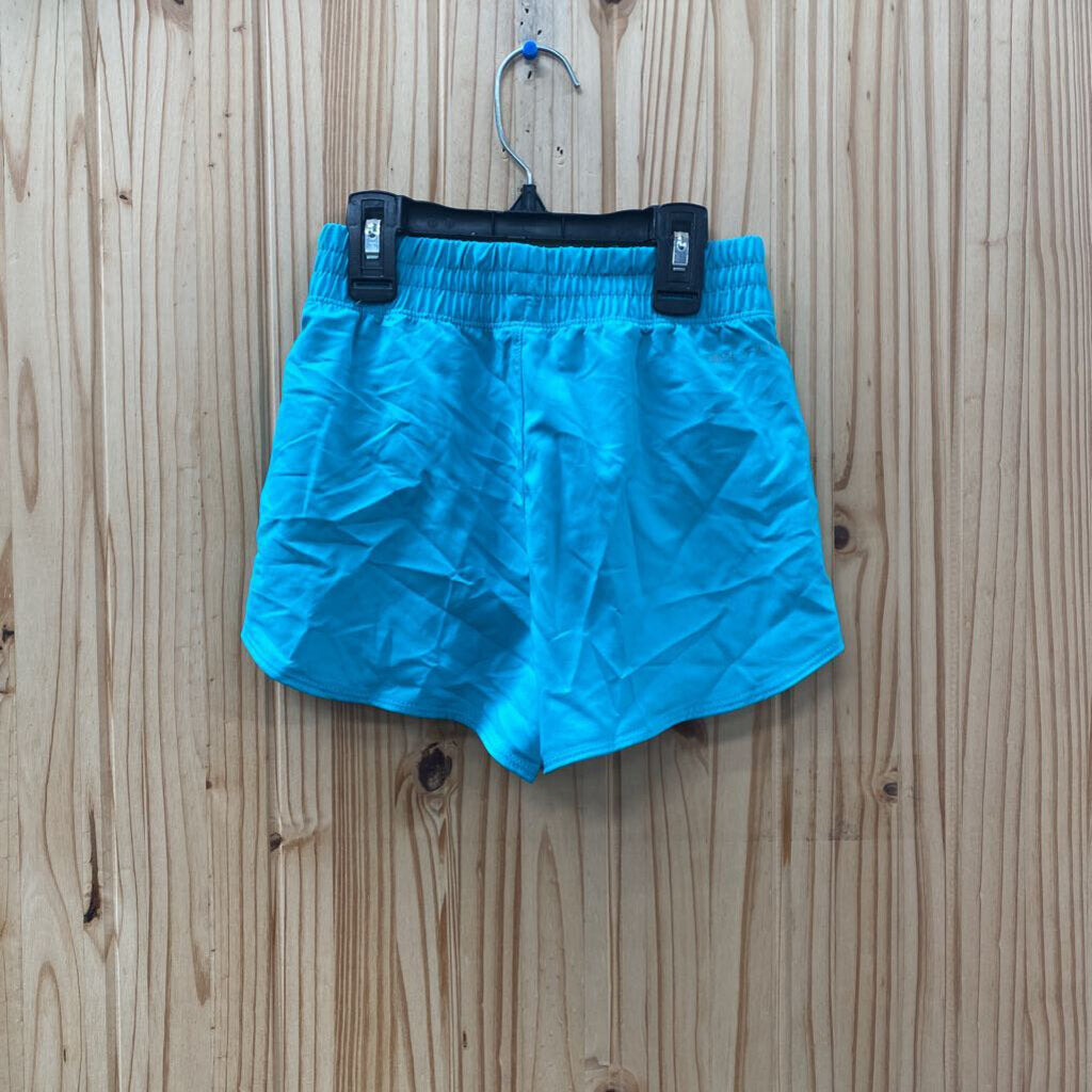 GIRLS NIKE TURQUOISE SHORTS L 6X NWT