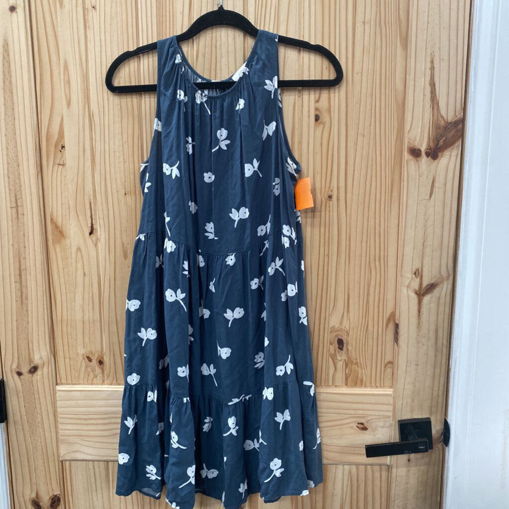 WOMENS THE LOFT BLUE/WHITE SL DRESS M