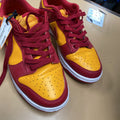 MENS NIKE SHOES GOLDEN YELLOW/RED 8