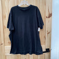 MENS FRESH CLEAN THREAD BLK T-SHIRT 3XL