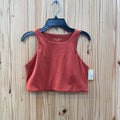WOMENS ALLFENIX BURNT ORANGE SPORTS BRA L