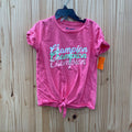 GIRLS CHAMPION 2PC SET PINK/LIME GREEN/WHITE 6