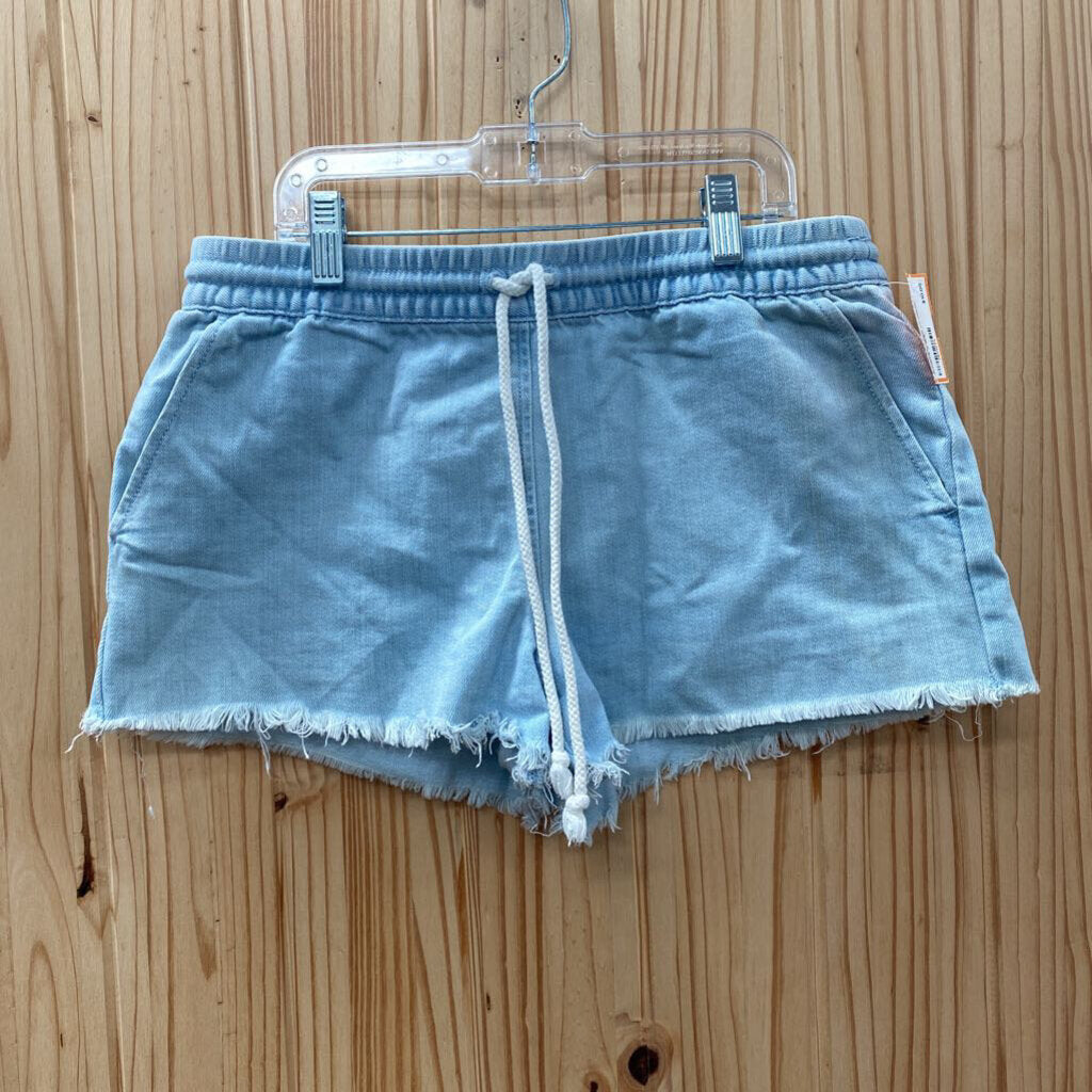 WOMENS AERIE LT DENIM SHORTS S