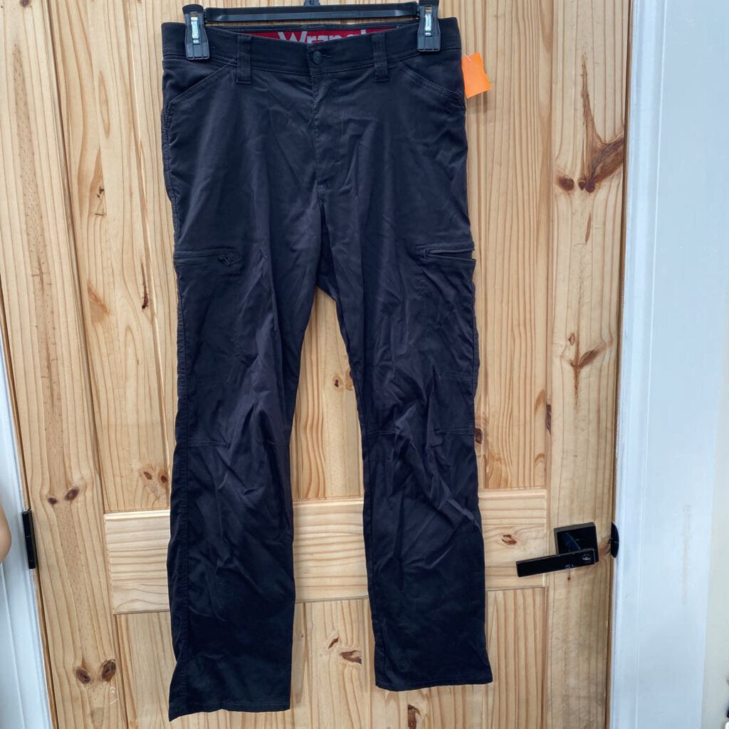 MENS WRANGLER BLK PANTS 32X30