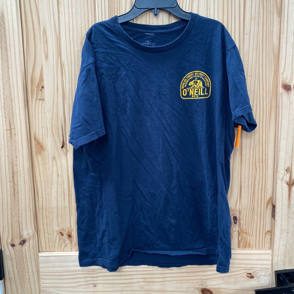 MENS O'NEILL TEAL/GOLDEN YELLOW SHIRT L