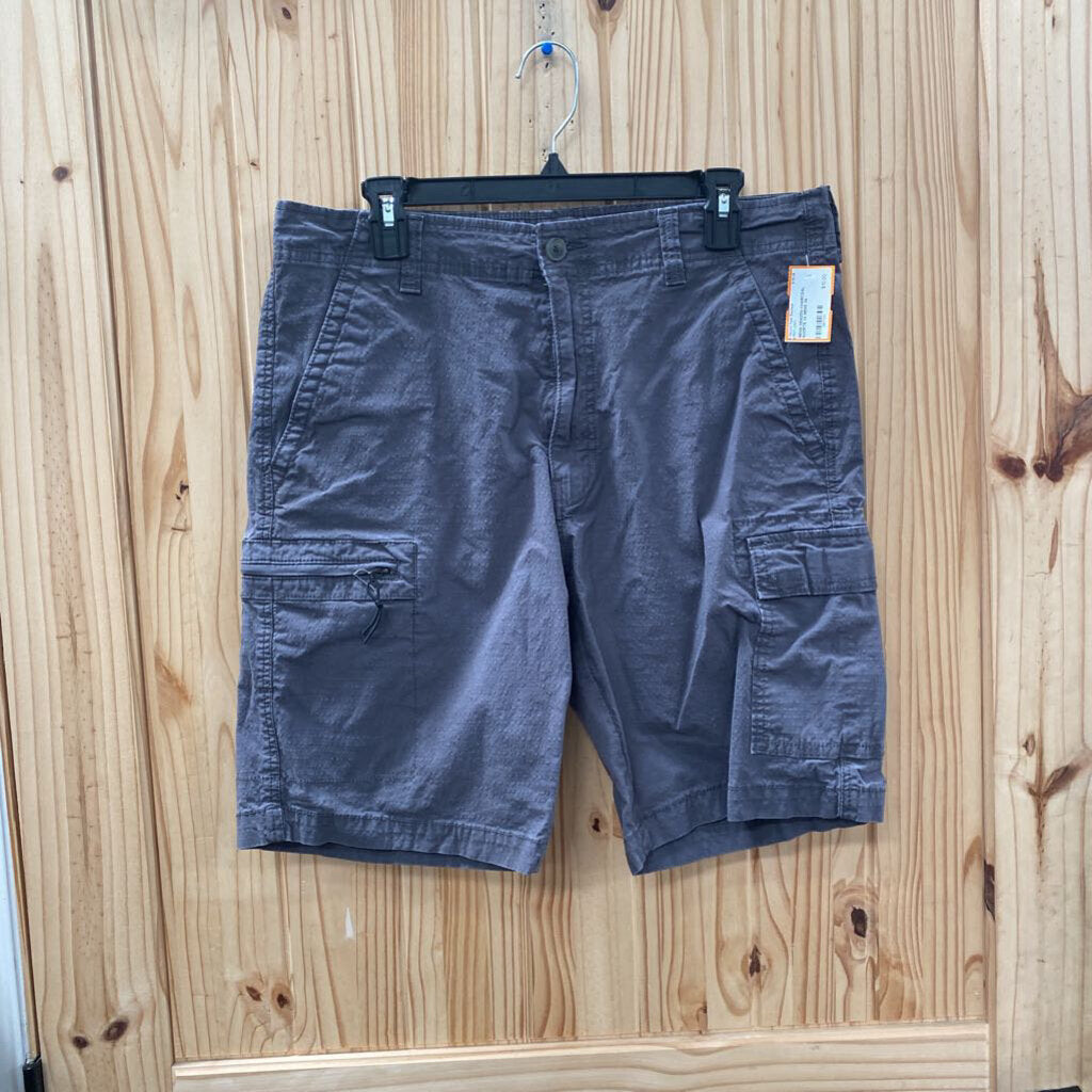 MENS DENIZEN CHARCOAL SHORTS 34