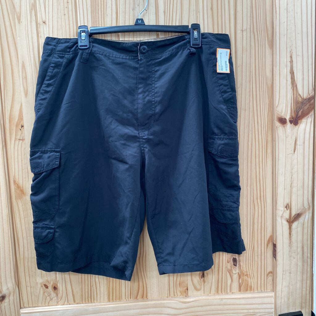MENS PLUGG BLK SHORTS 36