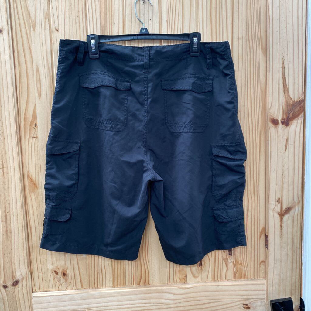 MENS PLUGG BLK SHORTS 36