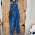 WOMENS GAP DENIM OVERALLS L