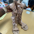 JOY FOLIE ROSE GOLD GLADIATOR SANDALS 2